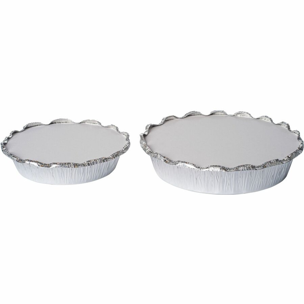 Remcoda LLC BluTable FOILLID7 BluTable 7" Round Foil Pan Flat Board Lids