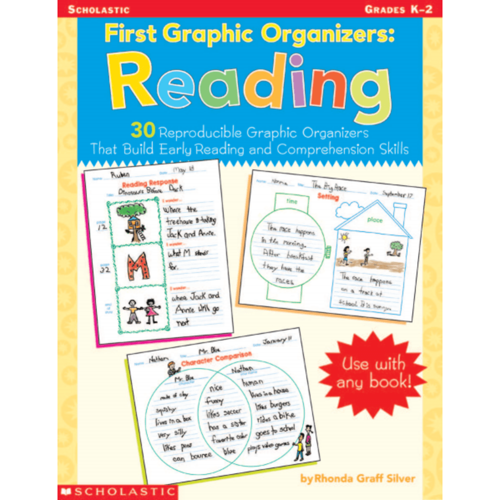 SCHOLASTIC INC Scholastic 9780439458283  First Graphic Organizers: Reading