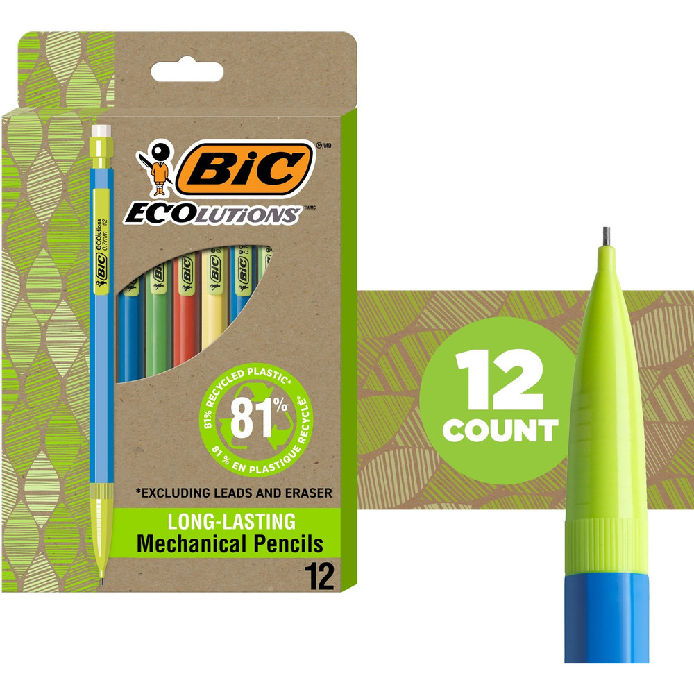 BIC MPE12-BLK BIC Ecolutions Xtra Life Mechanical Pencil