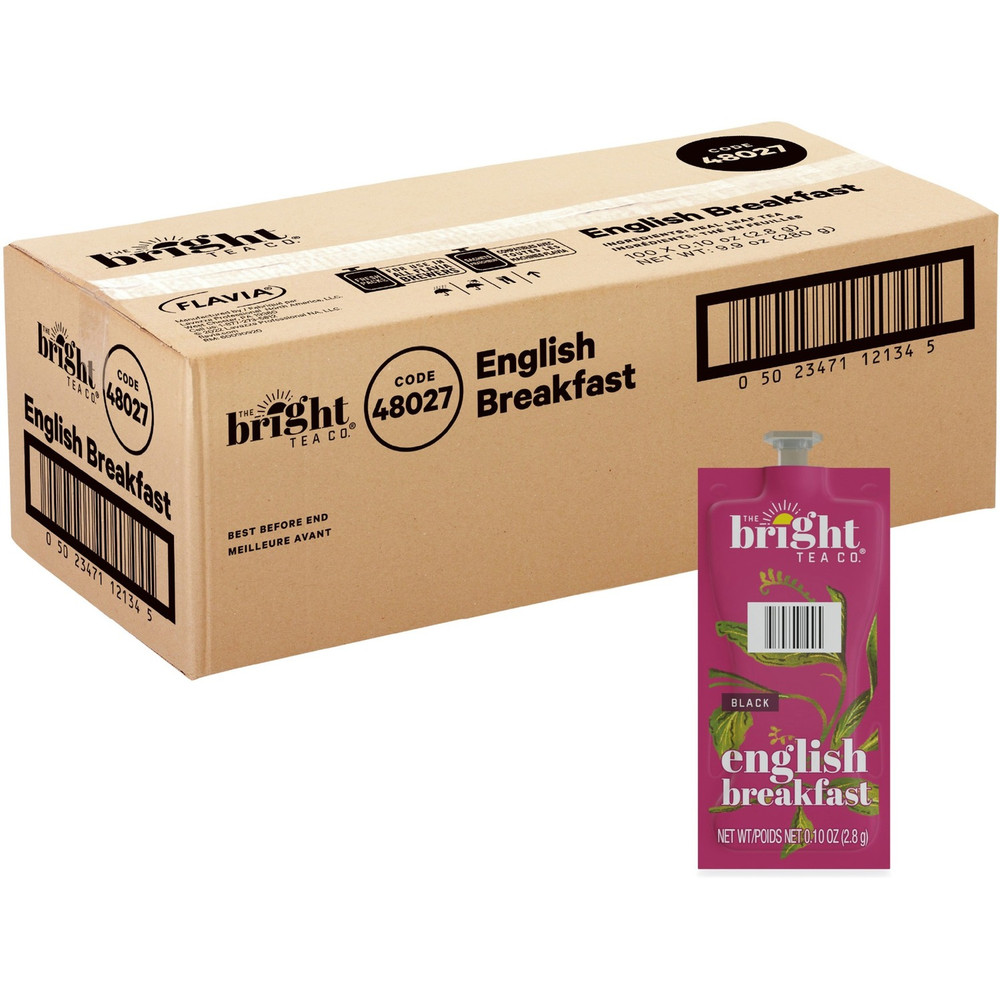 Lavazza North America The Bright Tea Co. 48027 The Bright Tea Co. English Breakfast Black Tea Freshpack
