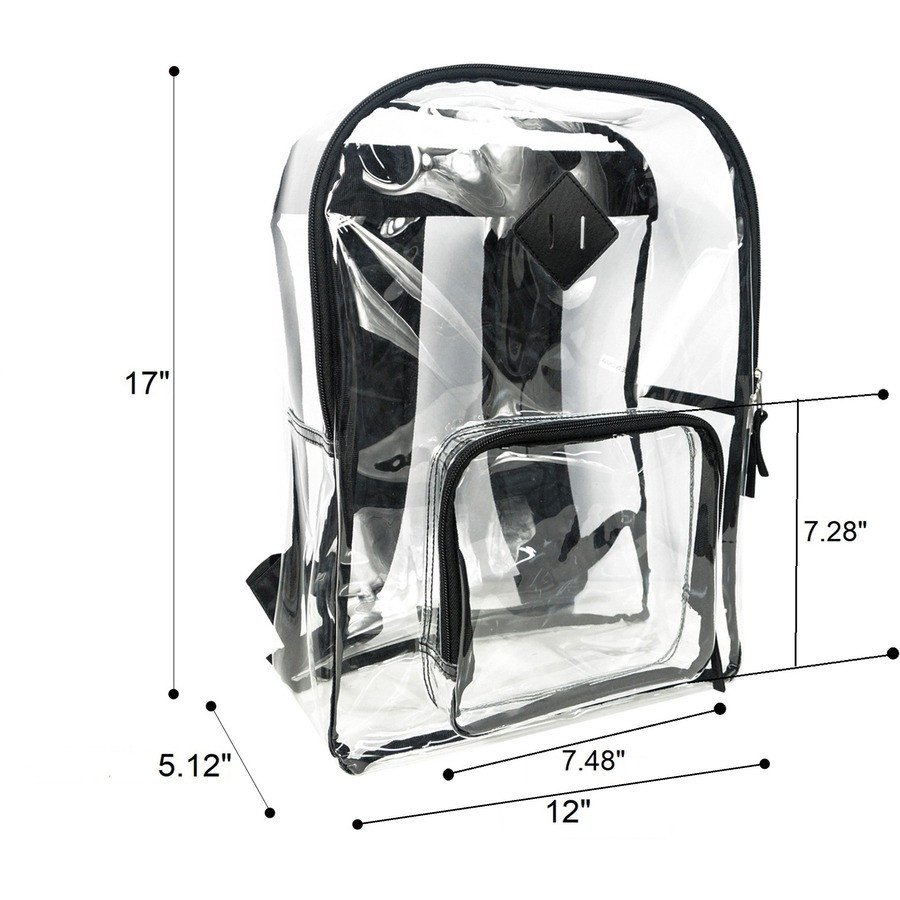 Sparco Products Sparco 61617 Sparco Carrying Case (Backpack) Multipurpose - Clear
