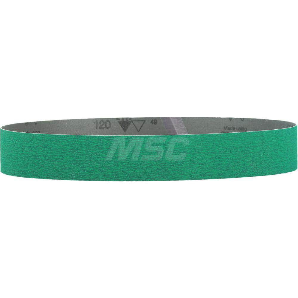 Metabo 626310000 Abrasive Belt:  1-1/2" Wide, 30" OAL, 120 Grit, Ceramic