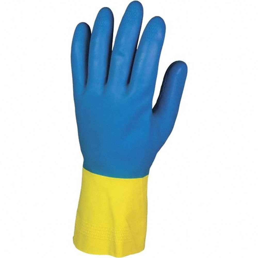 KleenGuard 38743 Chemical Resistant Gloves: Large, 27.5 mil Thick, Latex & Neoprene, Supported