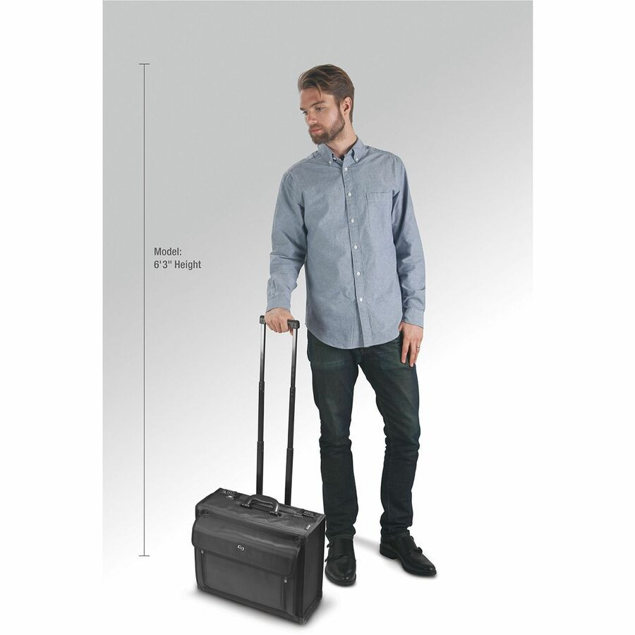 SOLO PV784 Solo Carrying Case (Roller) for 16" Notebook - Black