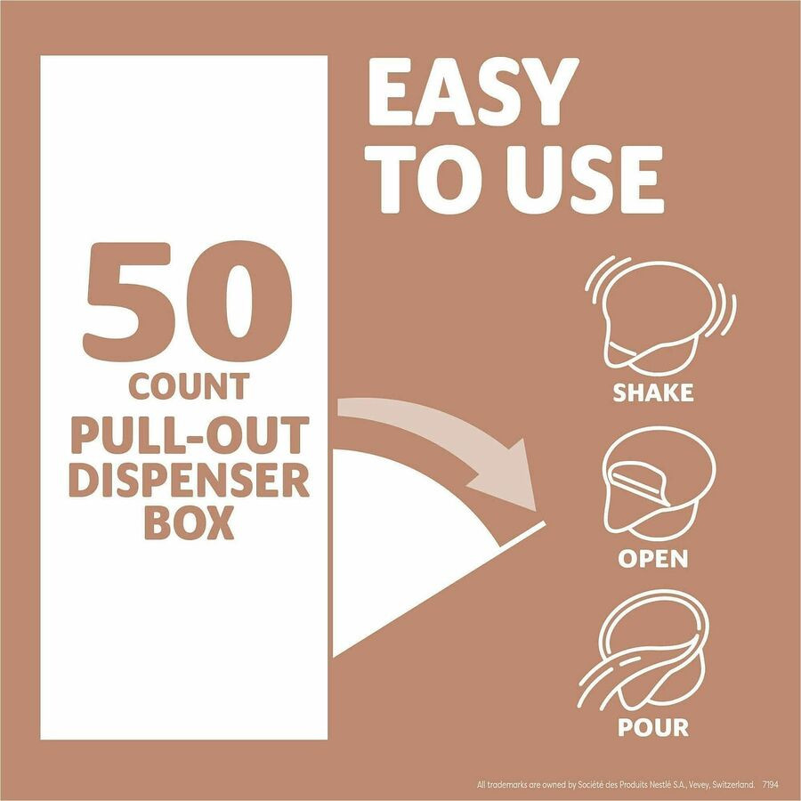 Nestle Professional Coffee mate 35115 Coffee mate Cafe Mocha Liquid Creamer Singles - Gluten-Free