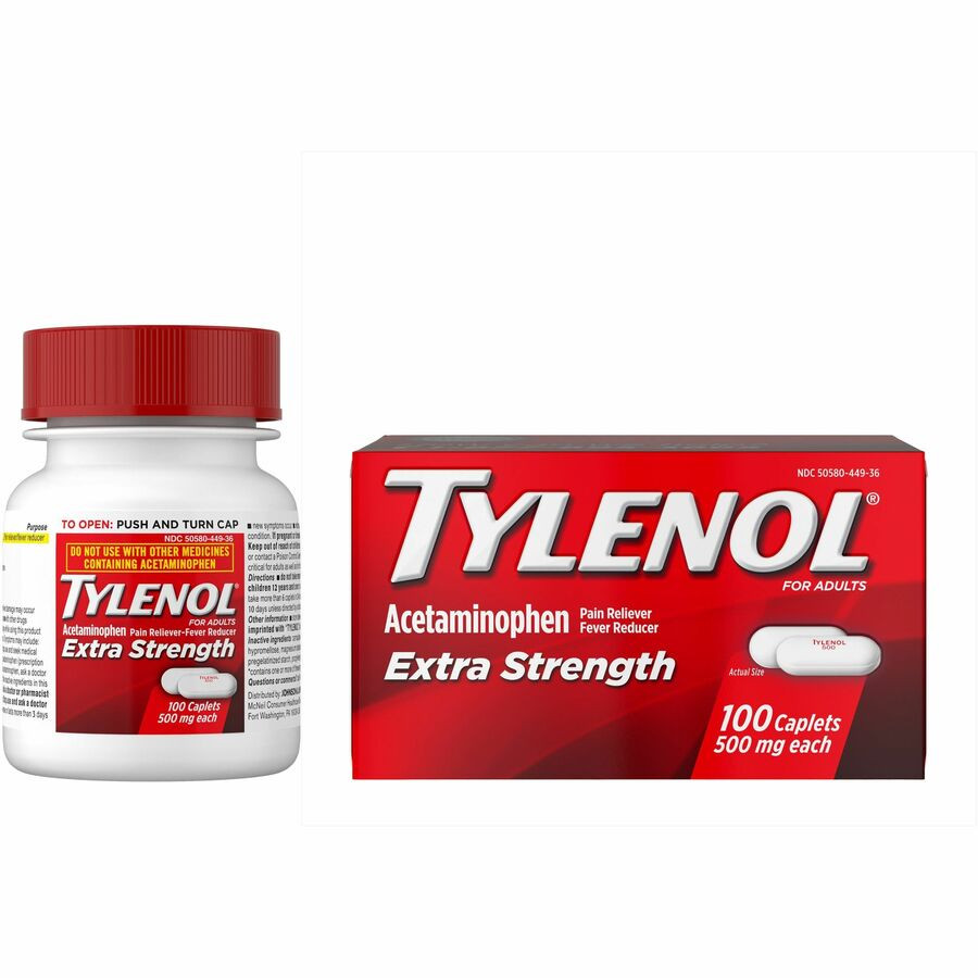 Johnson & Johnson Consumer Inc. Tylenol 044909 Tylenol Extra Strength Caplets