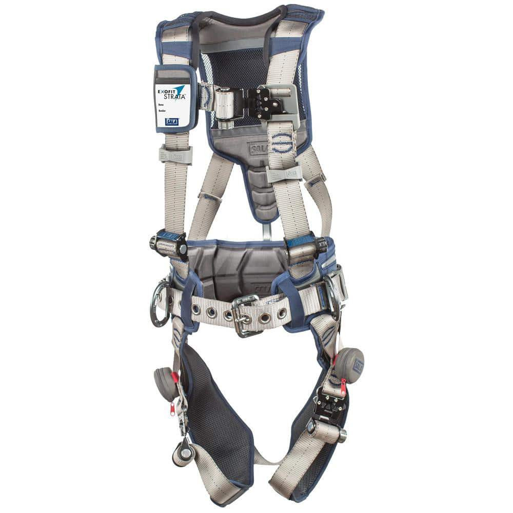 DBI-SALA 7012816000 Fall Protection Harnesses: 420 Lb, Construction Style, Size X-Large, For Positioning, Polyester, Back & Side