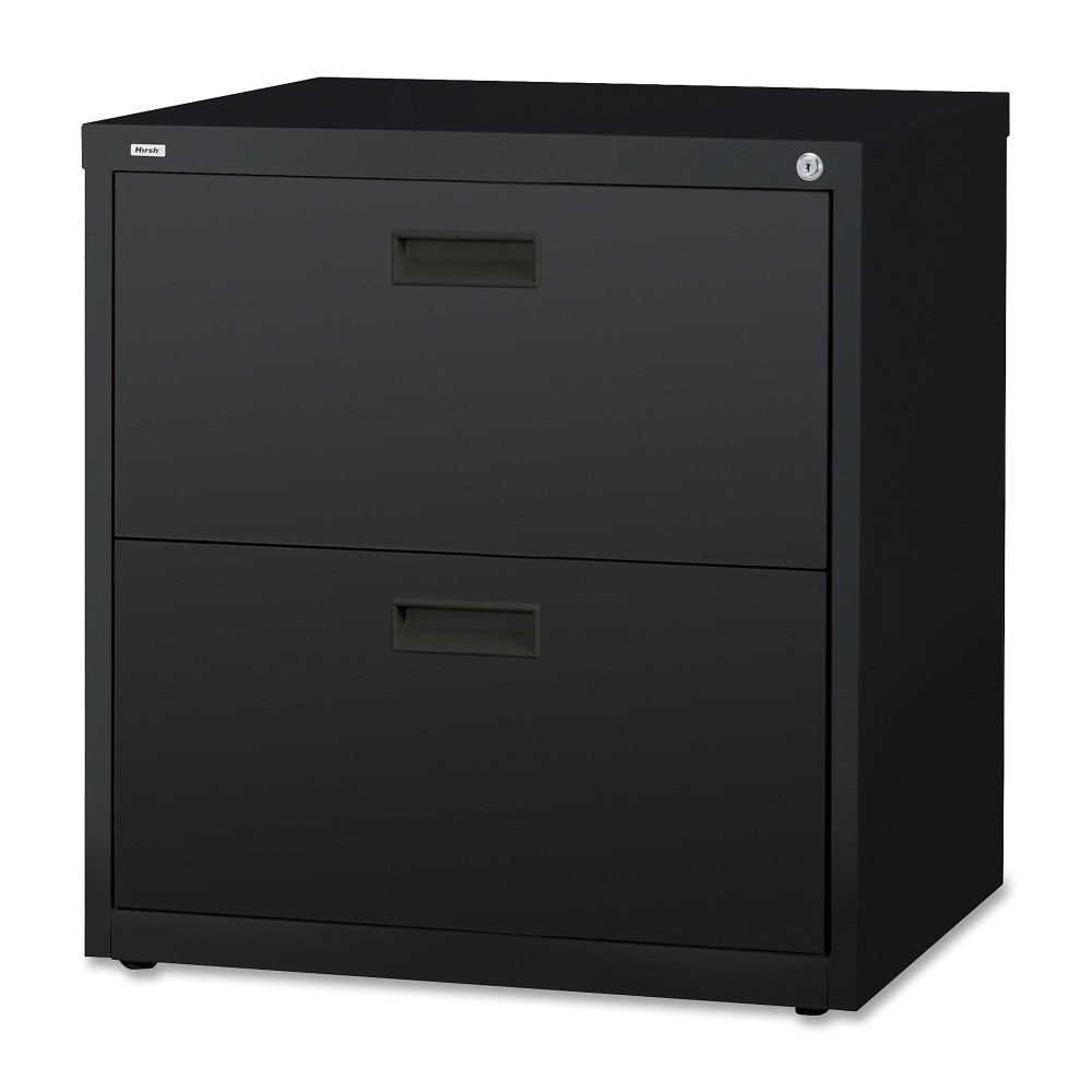 LORELL 60557  30inW x 18-5/8inD Lateral 2-Drawer File Cabinet, Black