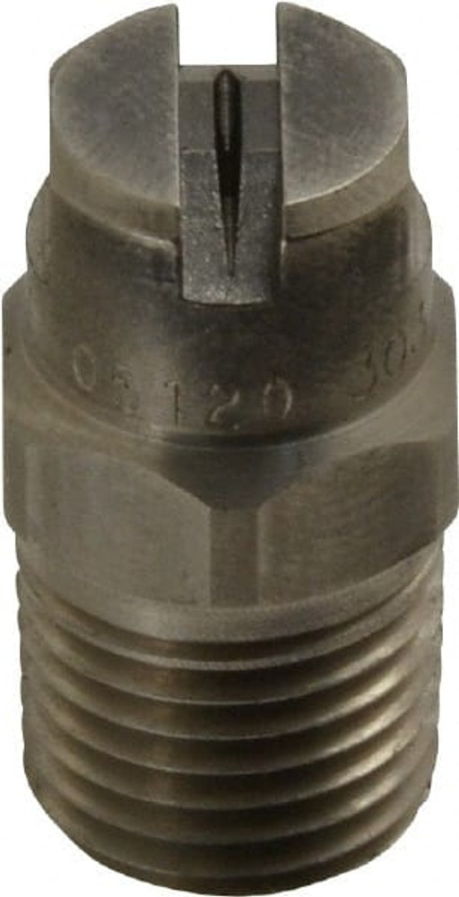 Bete Fog Nozzle 1/4NF05120@5 Stainless Steel Standard Fan Nozzle: 1/4" Pipe, 120 &deg; Spray Angle