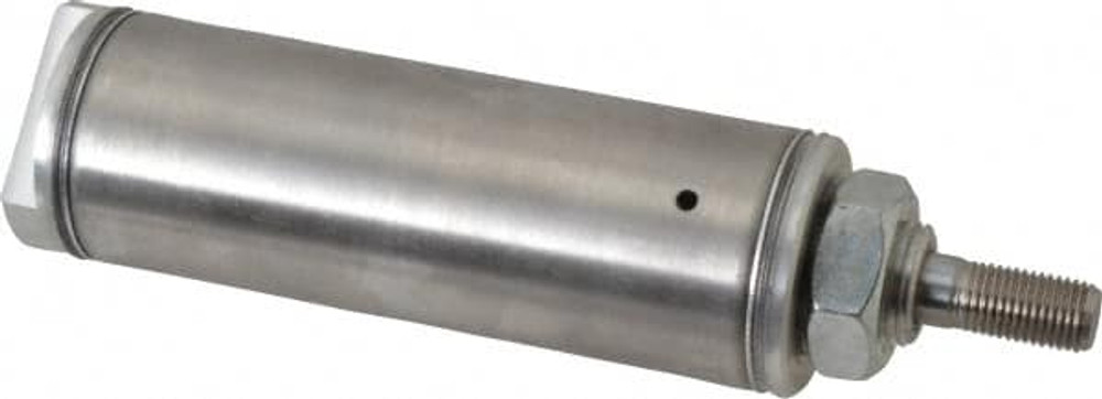 Norgren RP150X2.000-SAN Single Acting Rodless Air Cylinder: 1-1/2" Bore, 2" Stroke, 250 psi Max, 1/8 NPTF Port, Nose Mount