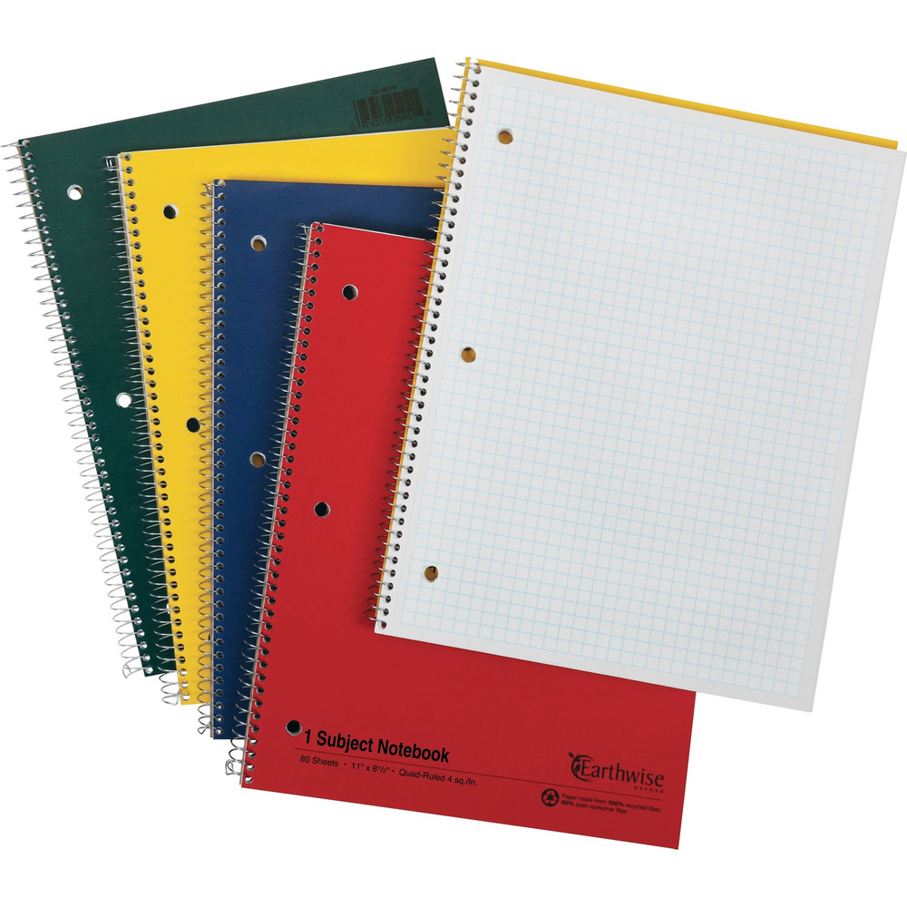 TOPS Products Oxford 25451 Oxford 3 - Hole Punched Wirebound Notebook - Letter