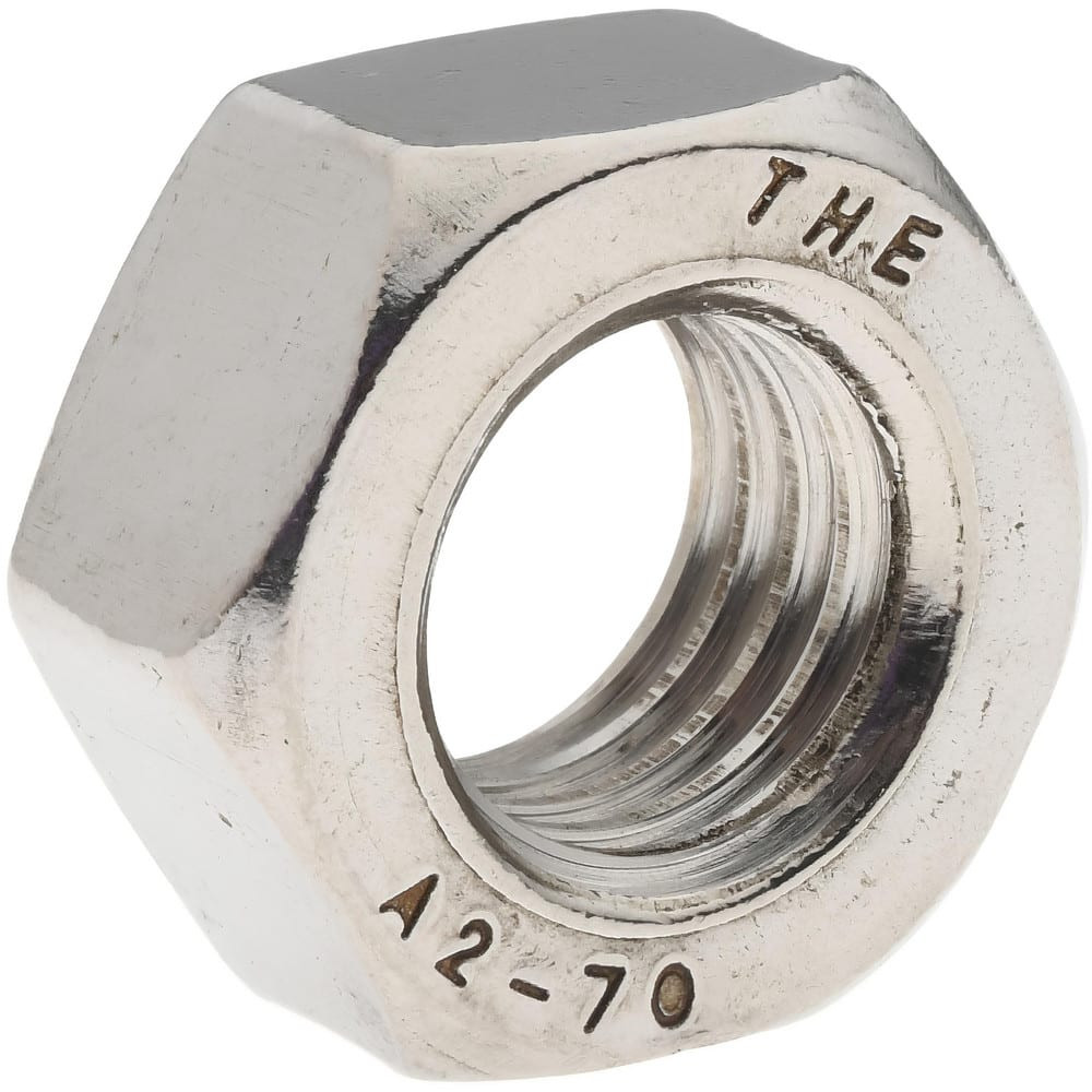 Value Collection 3661 Hex Nut: M14 x 2, Grade 18-8 & Austenitic Grade A2 Stainless Steel, Uncoated