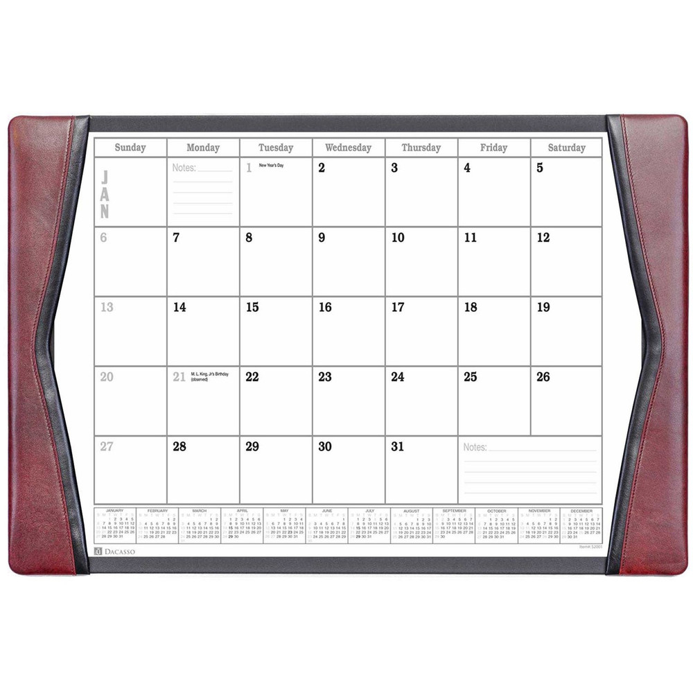 Dacasso Limited, Inc Dacasso P7040 Dacasso Leather Calendar Desk Pad