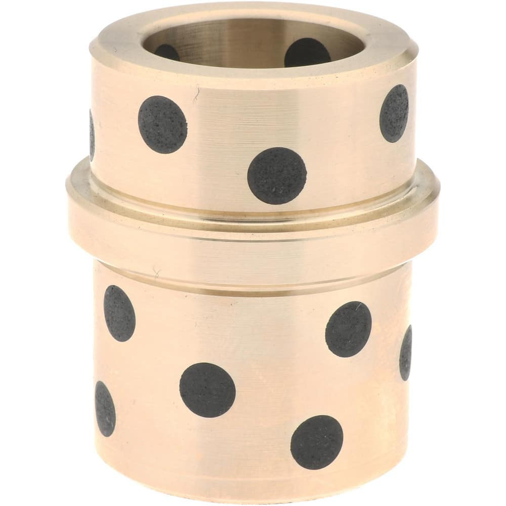 Gibraltar GPGEB-600 Die & Mold Straight Bushings; Material: Solid Bronze; Inside Diameter: 0.751 in; Inside Diameter (Decimal Inch): 0.751 in; Body Diameter: 1.1255 in; Attachment Method: Press-Fit; Lubrication Type: Self-Lubricating; Bushing Type: G