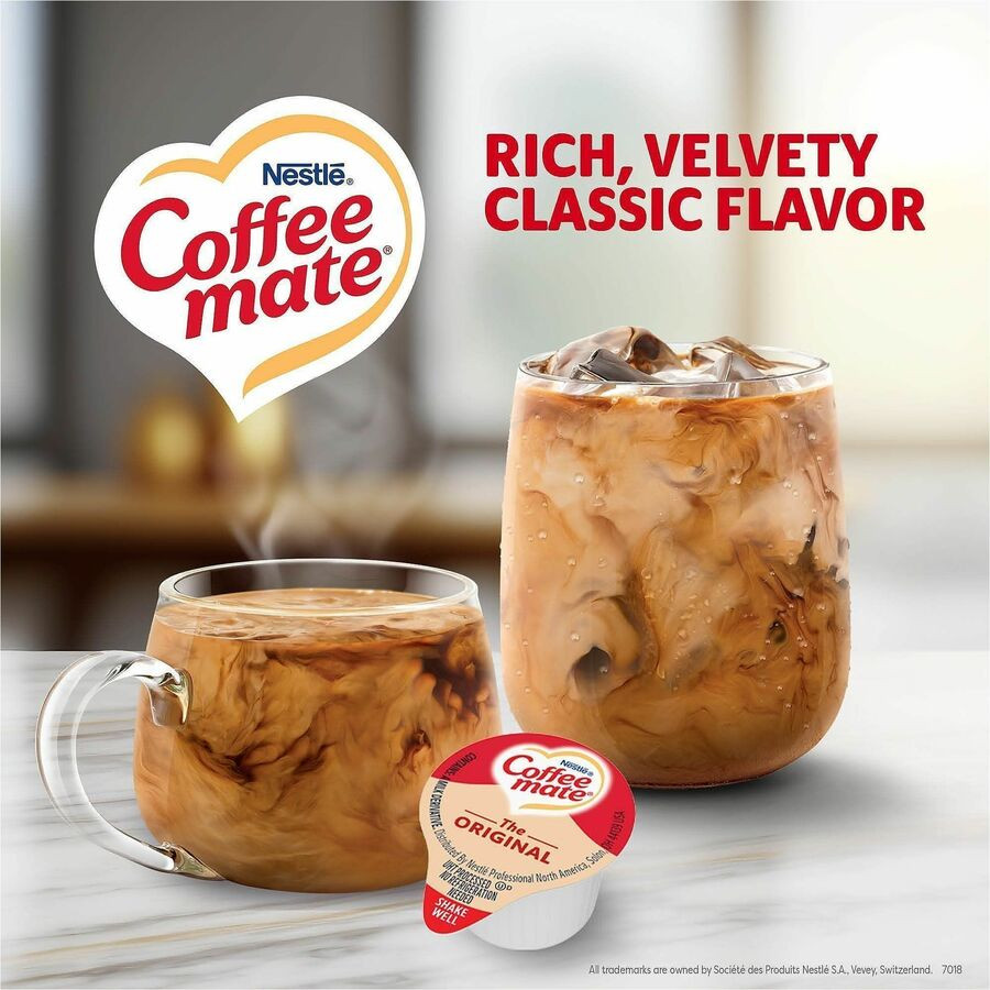 Nestle Professional Coffee mate 35120 Coffee mate Original Flavor Liquid Creamer Singles