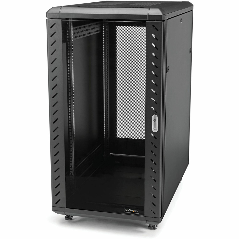 StarTech.com RK3236BKF StarTech.com 4-Post 32U Server Rack Cabinet, 19" Data Rack Cabinet for Computer / IT Equipment, Home Network Rack, Half Height Server Rack