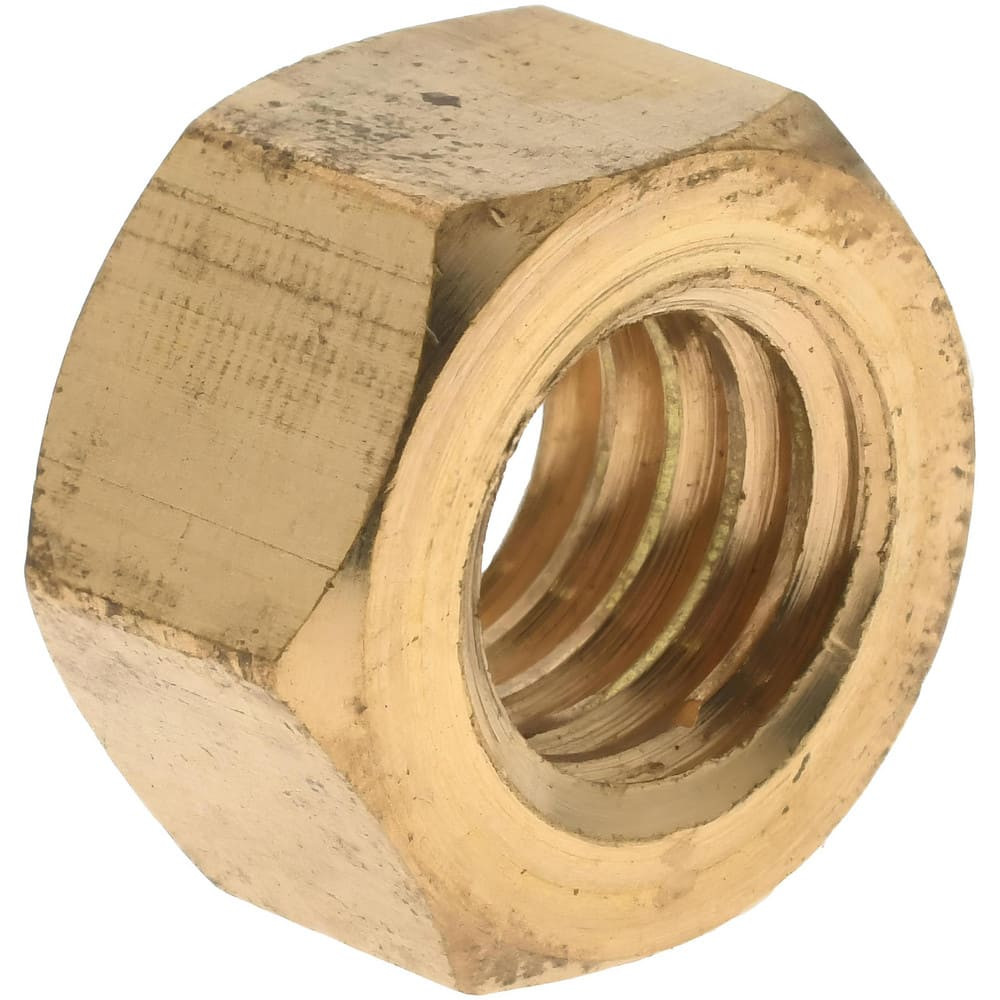 Value Collection MSC-67592725 Hex Nut: 3/8-16, Brass, Uncoated