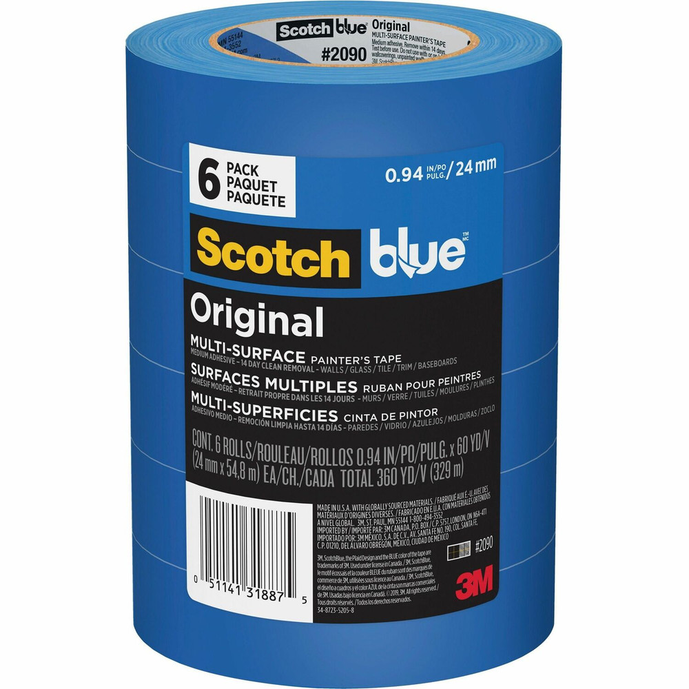 3M ScotchBlue 209024EP6 ScotchBlue Multi-Surface Painter's Tape