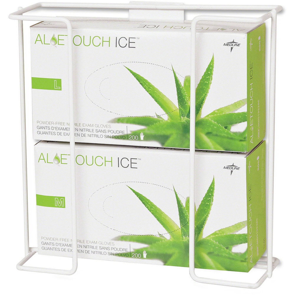 Medline Industries, Inc Medline MDS192094B Medline Horizontal-Mount Wire Double Glove Box Holder