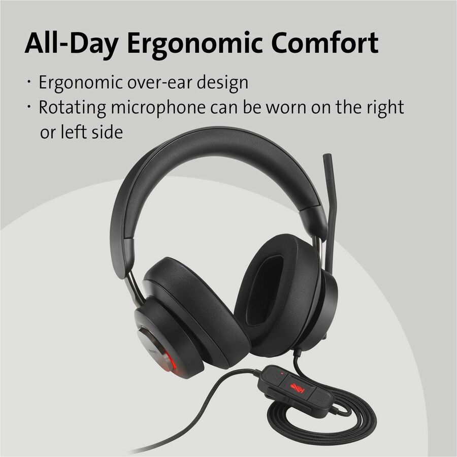 Kensington Computer Products Group Kensington 83451 Kensington H2000 USB-C Over-Ear Headset