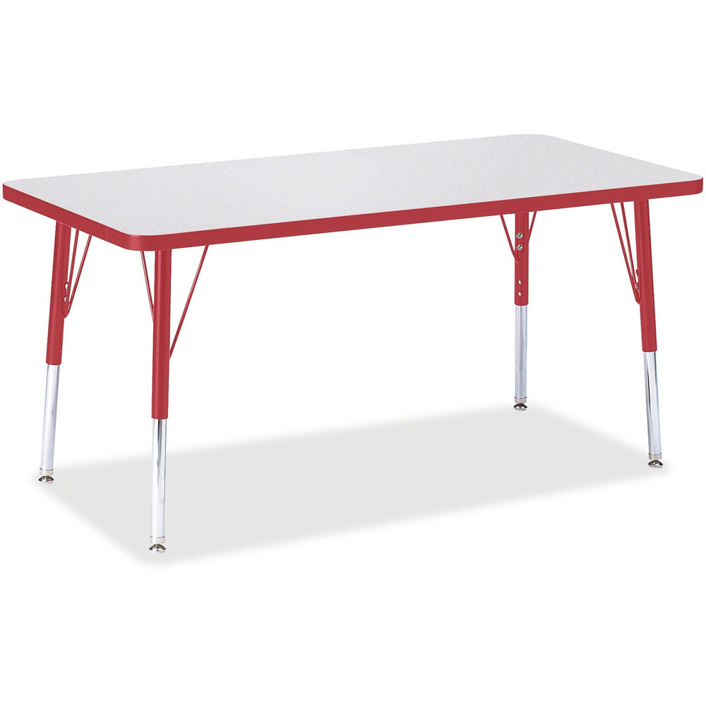 Jonti-Craft, Inc Jonti-Craft 6403JCE008 Jonti-Craft Berries Elementary Height Color Edge Rectangle Table