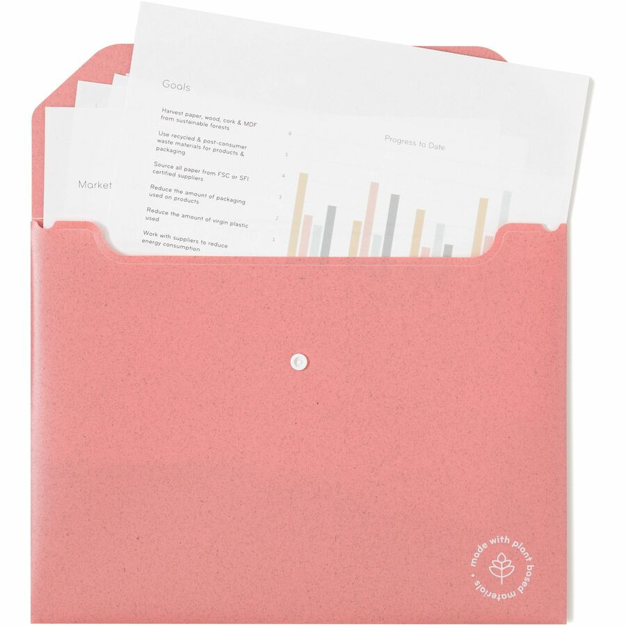 U Brands 6601U01-12 U Brands U-Eco Letter Certificate Holder