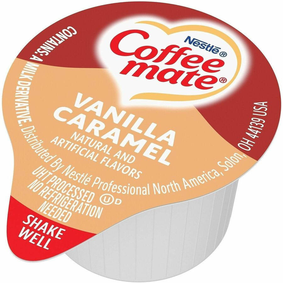 Nestle Professional Coffee mate 79129CT Coffee mate Vanilla Caramel Flavor Liquid Creamer Singles