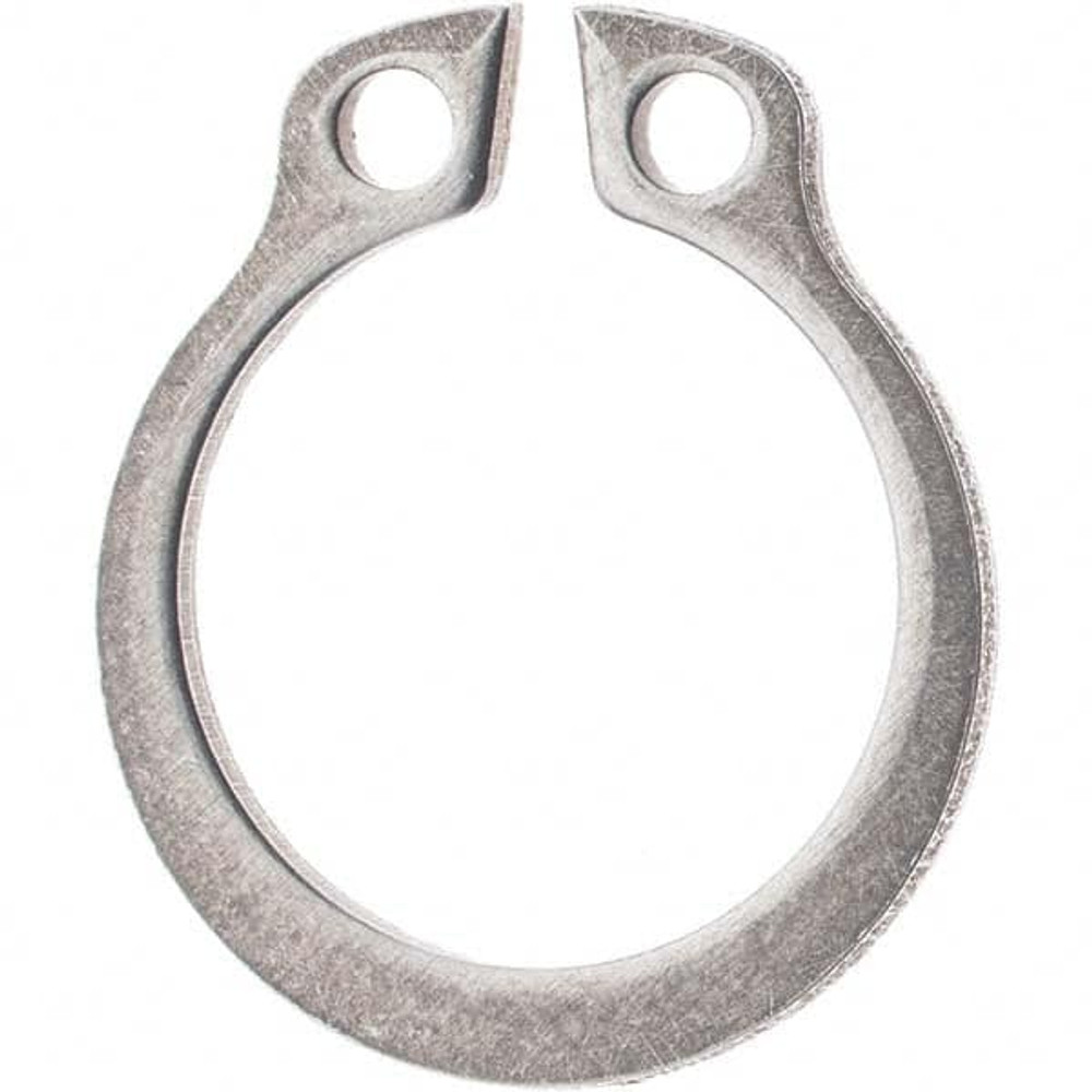 Rotor Clip DSH-13SG External SH Style Retaining Ring: 12.4 mm Groove Dia, 13 mm Shaft Dia, DIN 1.4122 Stainless Steel