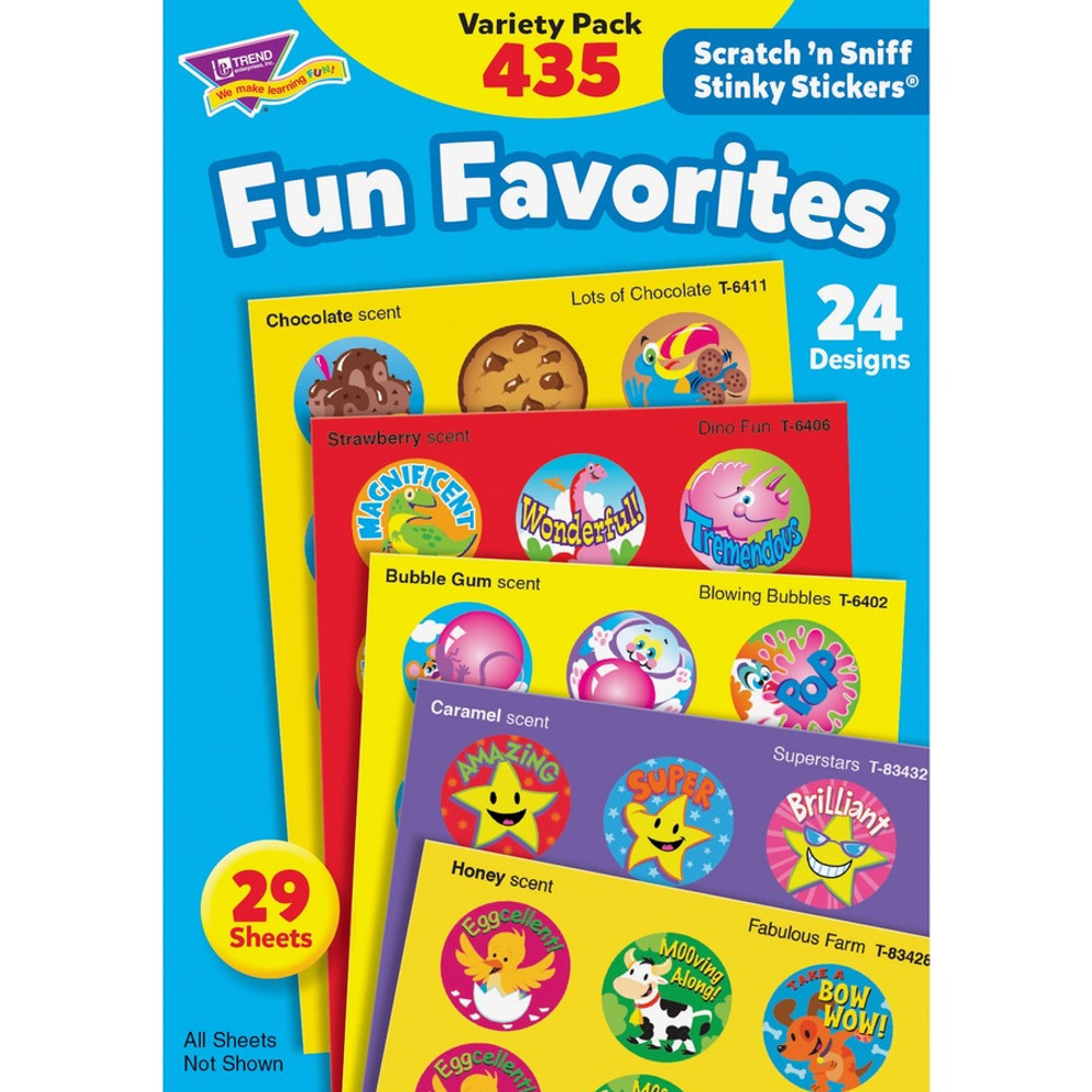 TREND Enterprises Inc. Trend T6491 Trend Fun & Fancy Jumbo Pack Stickers