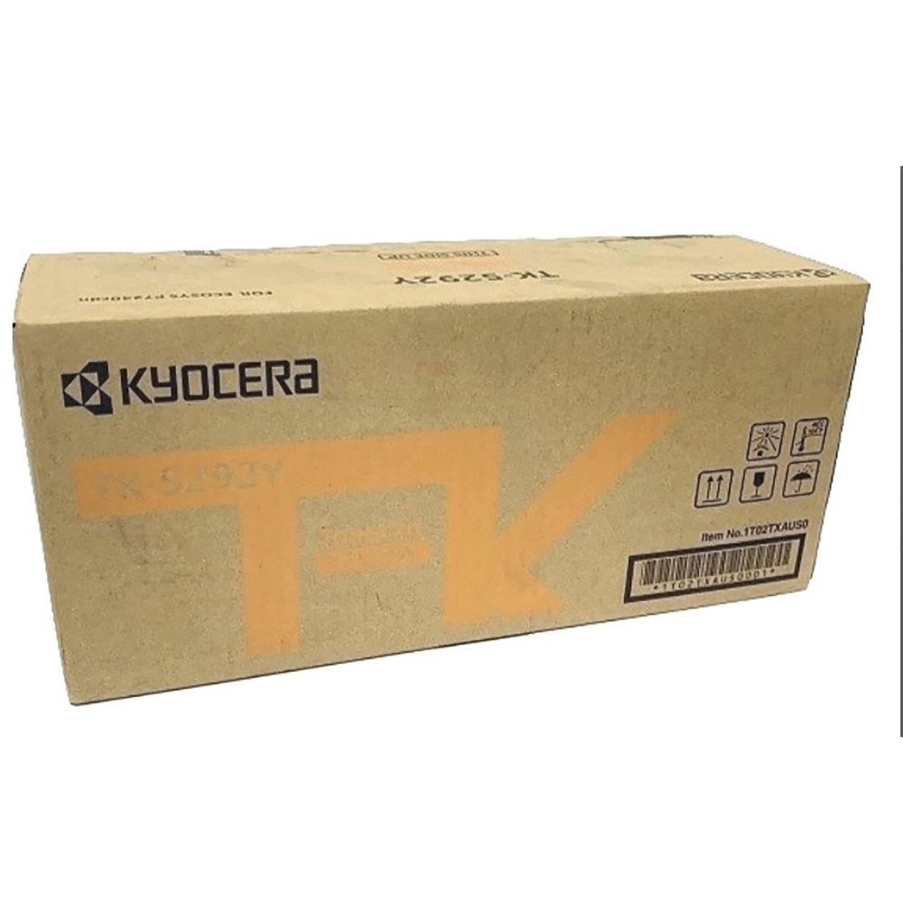 Kyocera Corporation Kyocera TK-5292Y Kyocera TK-5292Y Original Laser Toner Cartridge - Yellow - 1 Each