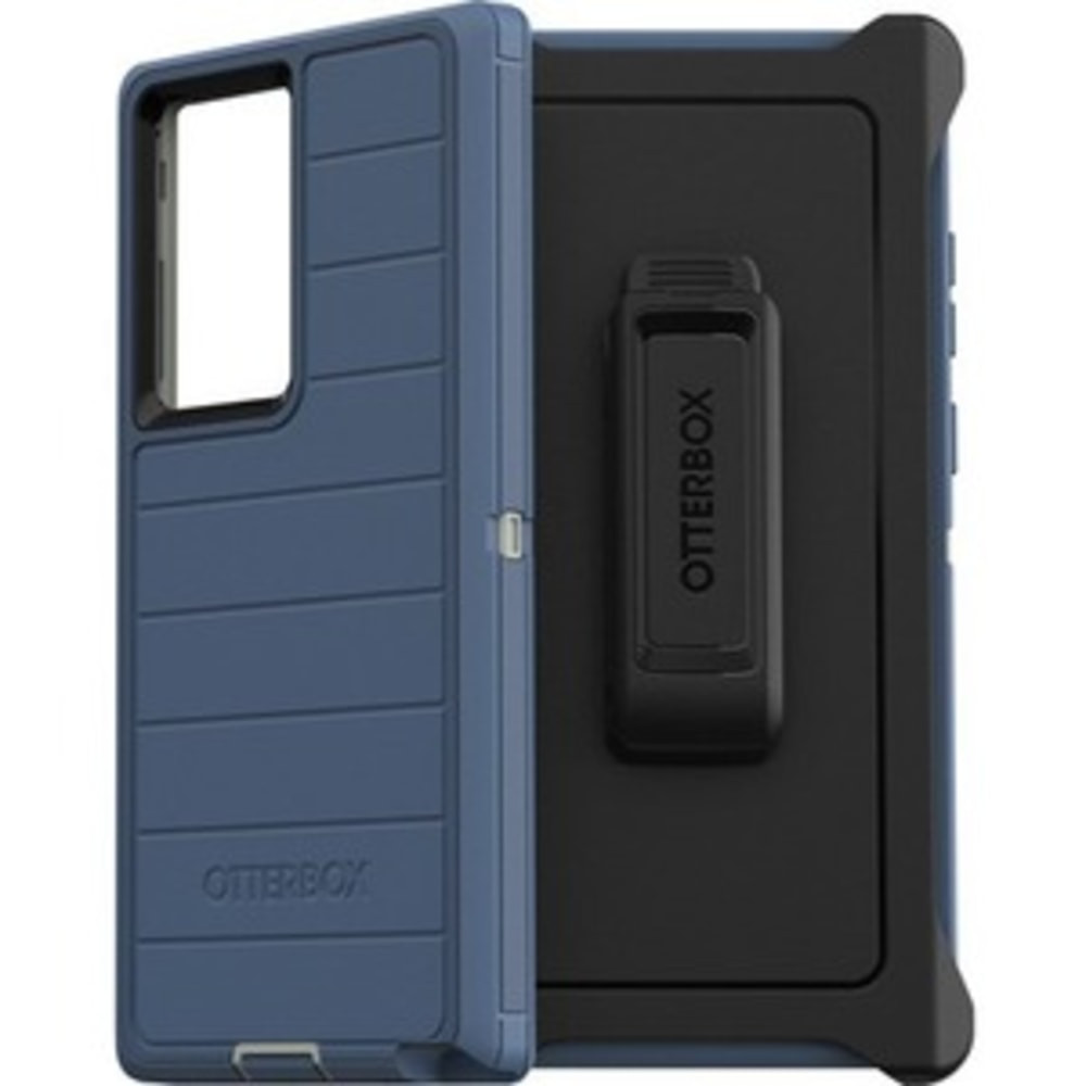 OTTER PRODUCTS LLC OtterBox 77-86580  Defender Series Pro Rugged Carrying Case Holster For Samsung Galaxy S22 Ultra, Fort Blue