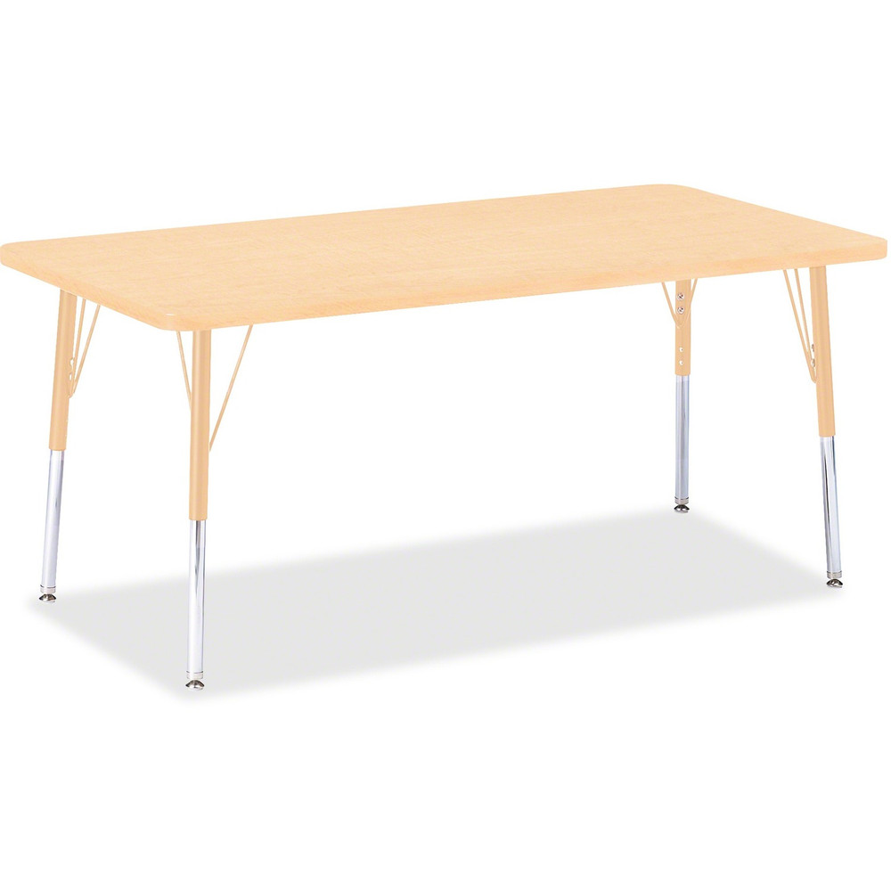 Jonti-Craft, Inc Jonti-Craft 6408JCA251 Jonti-Craft Berries Adult Height Maple Top/Edge Rectangle Table