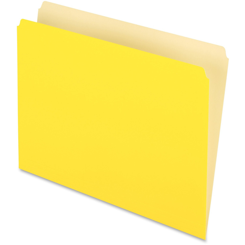 TOPS Products Pendaflex 152 YEL Pendaflex Letter Recycled Top Tab File Folder