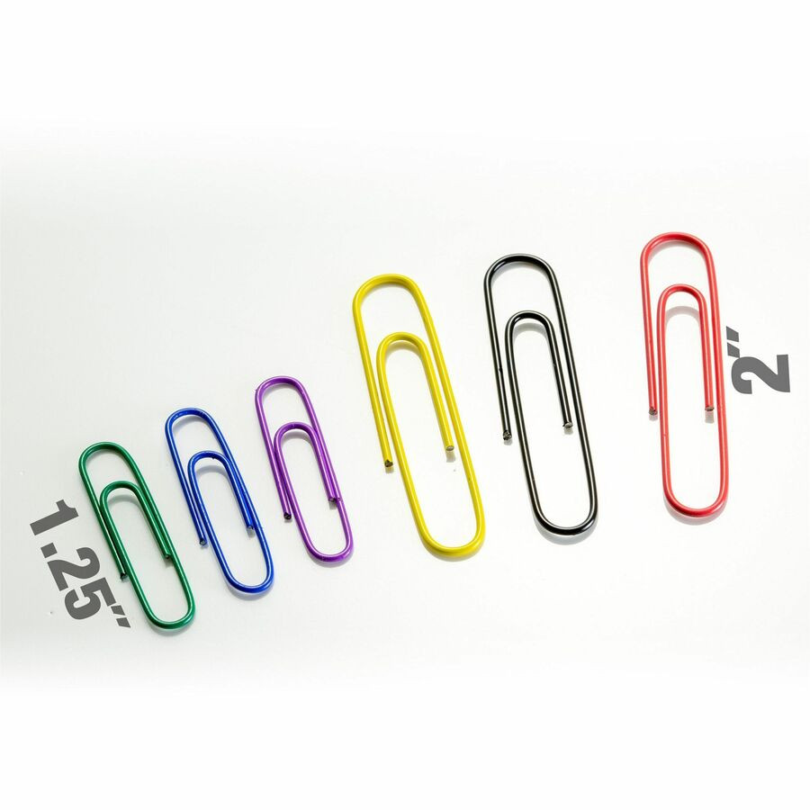 Officemate, LLC Officemate 97227 Officemate Coated Paper Clips, 450/Pack