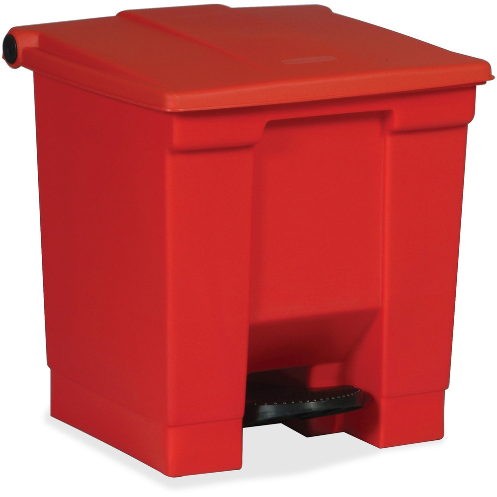 Rubbermaid Commercial Products Rubbermaid Commercial 614300RED Rubbermaid Commercial Step-on Waste Container