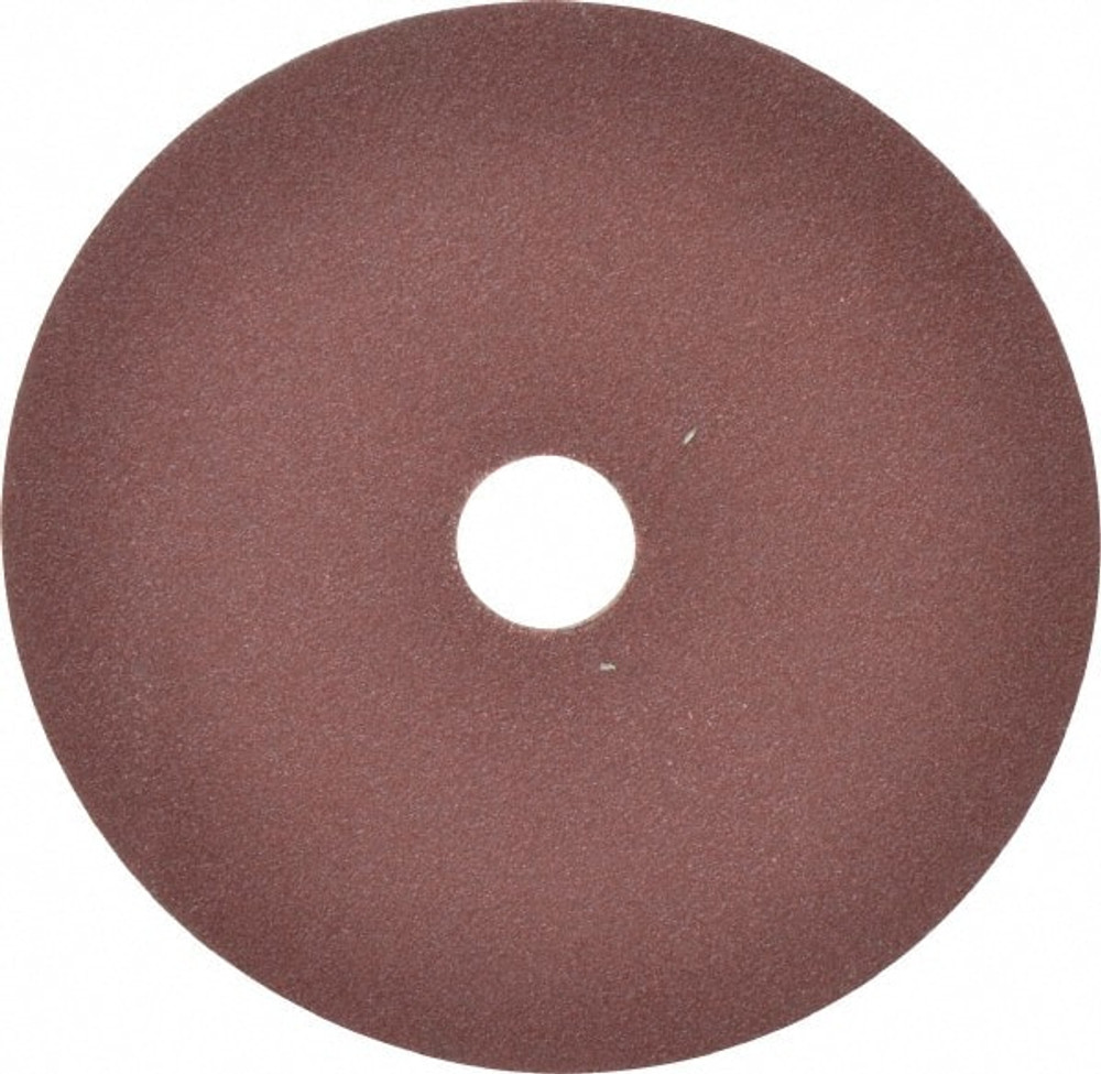 CGW Abrasives 48008 Fiber Disc: 4" Disc Dia, 5/8" Hole, 120 Grit, Aluminum Oxide
