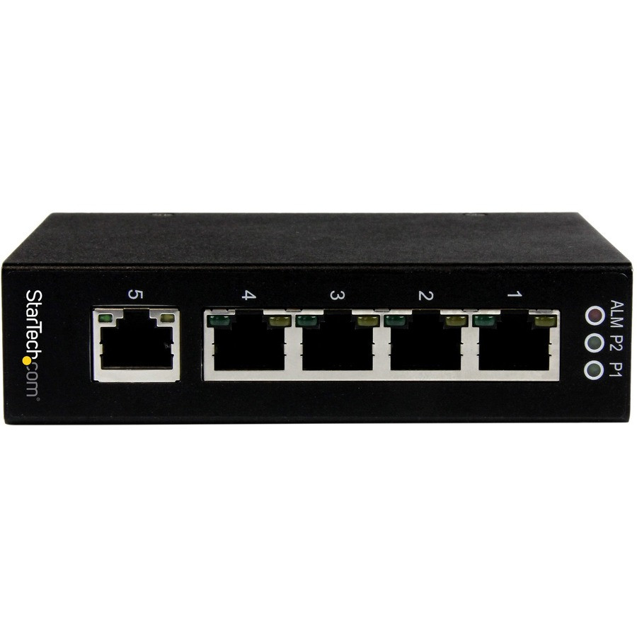 StarTech.com IES51000 StarTech.com 5 Port Unmanaged Industrial Gigabit Ethernet Switch - DIN Rail / Wall-Mountable