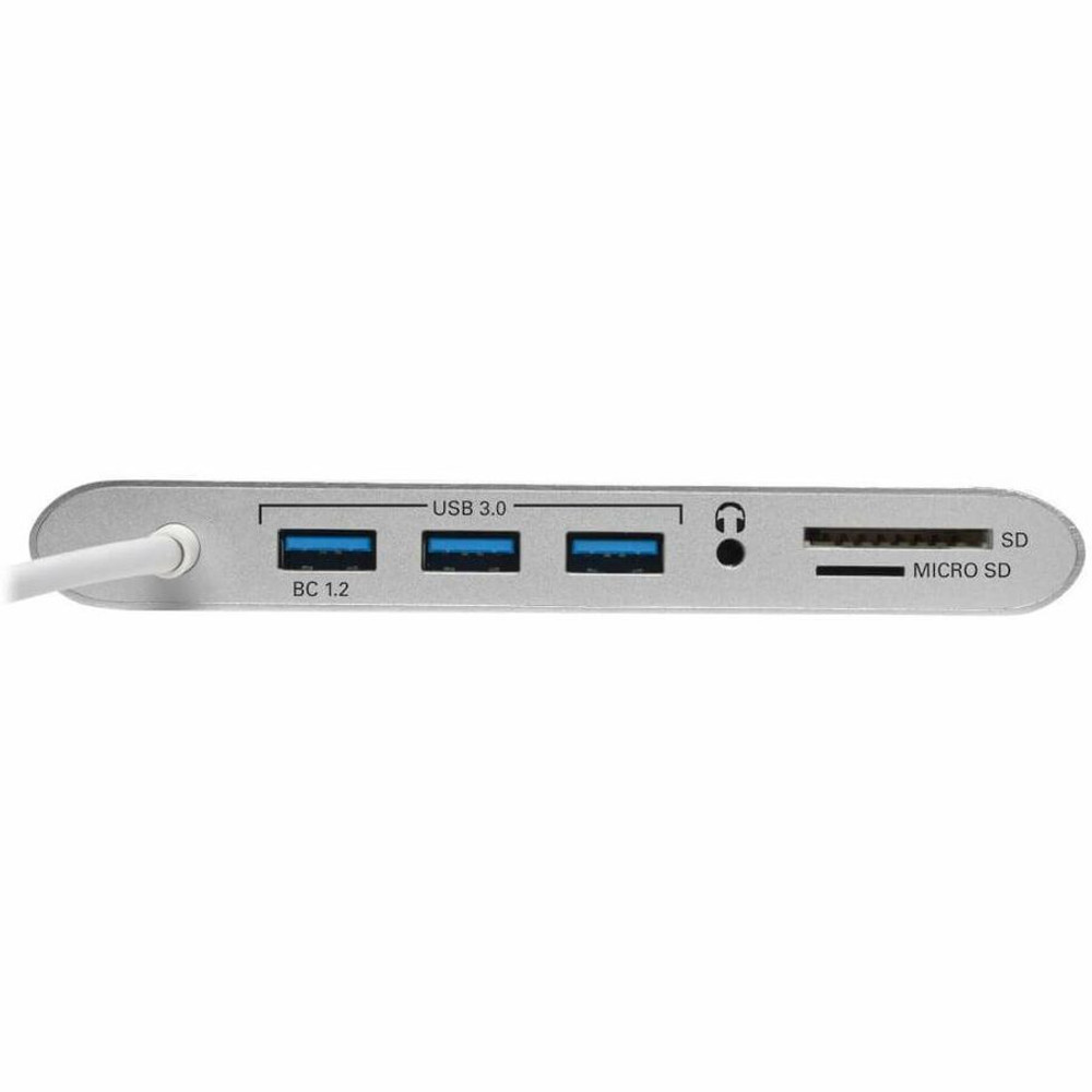 Tripp Lite by Eaton U442-DOCK1 Tripp Lite by Eaton USB-C Dock, Dual Display - 4K HDMI/mDP, VGA, USB 3.x (5Gbps), USB-A/C Hub, GbE, Memory Card, 100W PD Charging