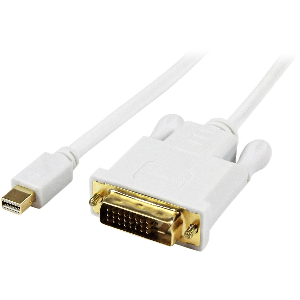 StarTech.com MDP2DVIMM3WS StarTech.com 3 ft Mini DisplayPort to DVI Active Adapter Converter Cable - mDP to DVI 1920x1200 - White