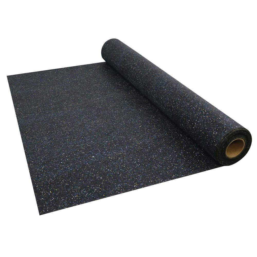 Absorbasound Sheet: Recycled Rubber, 48" Wide, 900" Long, Black MCR106S-2MM