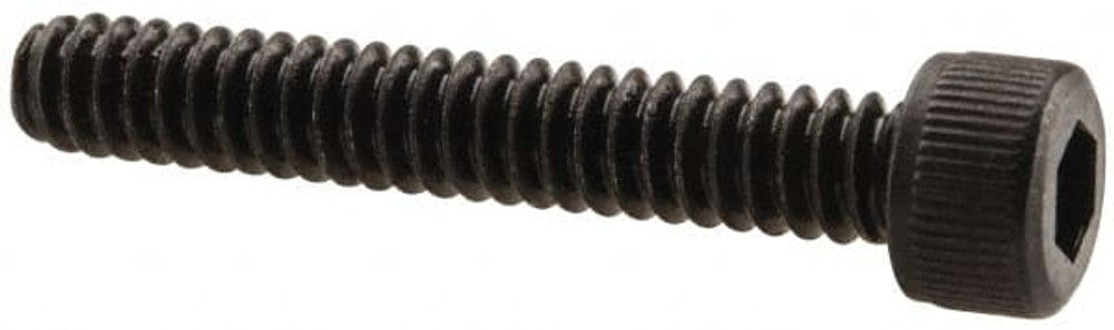 Unbrako 118840 Socket Cap Screw: #6-32, 7/8" Length Under Head, Socket Cap Head, Hex Socket Drive, Alloy Steel, Black Oxide Finish