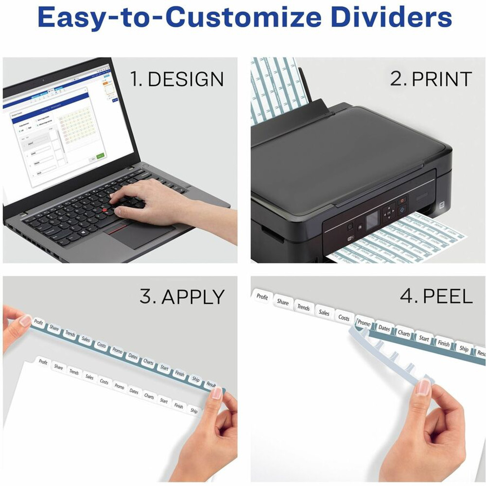 Avery Avery&reg; 11582 Avery&reg; Eco-friendly Index Makers Dividers