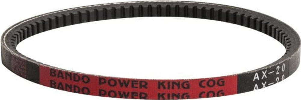 Bando AX72 V-Belt: Section AX, 74" Outside Length, 1/2" Belt Width