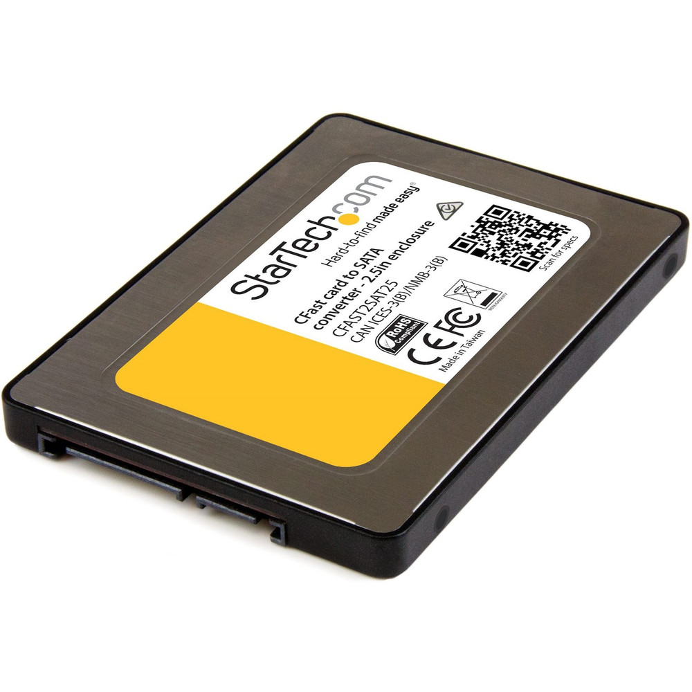 StarTech.com CFAST2SAT25 StarTech.com CFast Card to SATA Adapter with 2.5" Housing - Supports SATA III (6 Gbps)