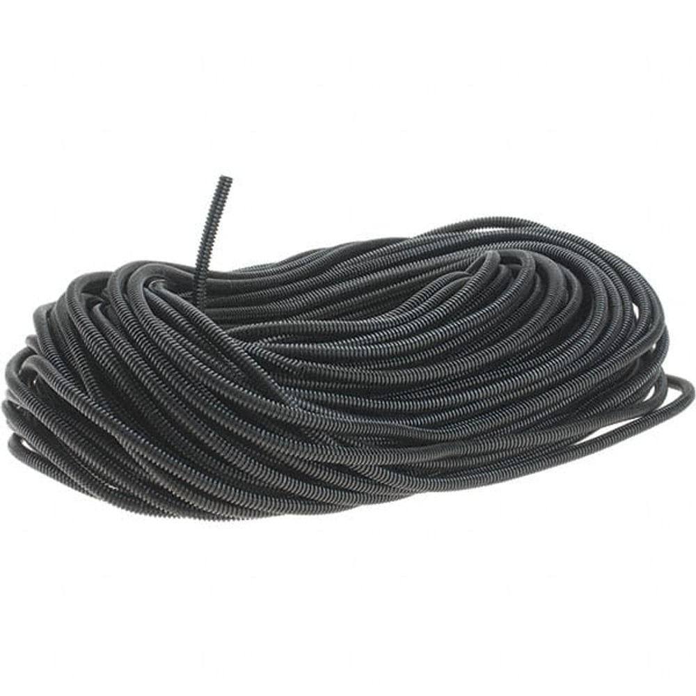 Value Collection BD-LFR-25250 0.27" ID, Black/Gray Nylon Corrugated Cable Sleeve