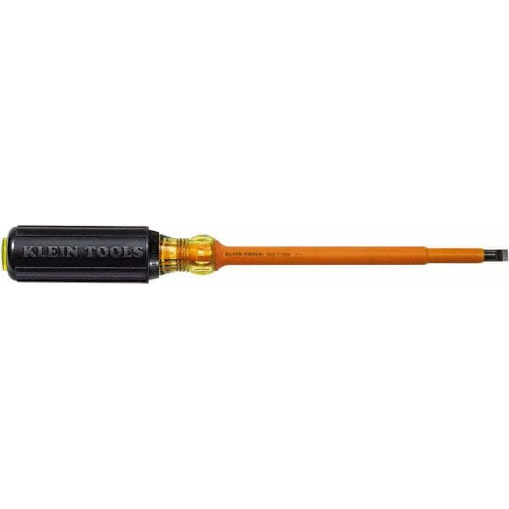 Klein Tools 602-7-INS Slotted Screwdriver: 5/16" Width, 12-3/8" OAL, 7" Blade Length