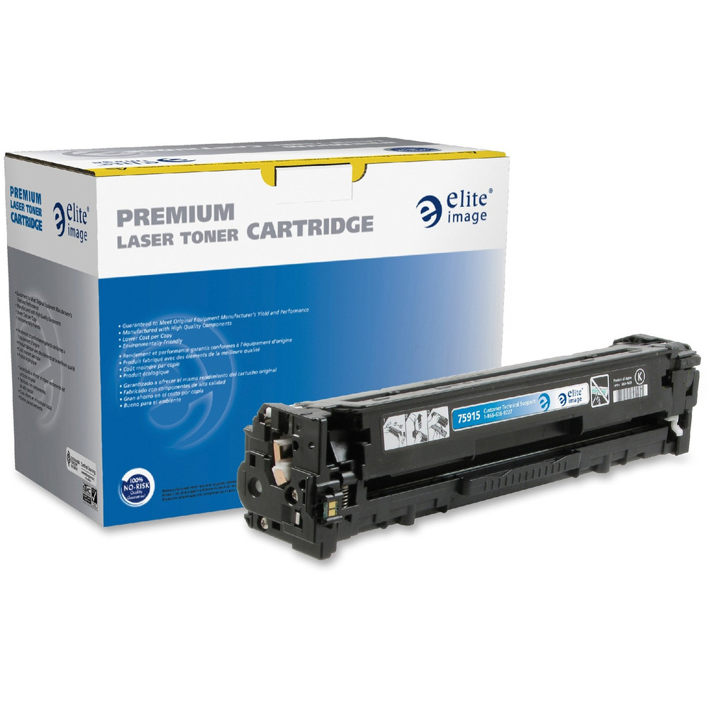 Elite Image 75915 Elite Image Remanufactured Laser Toner Cartridge - Alternative for HP 131A (CF210A) - Black - 1 Each