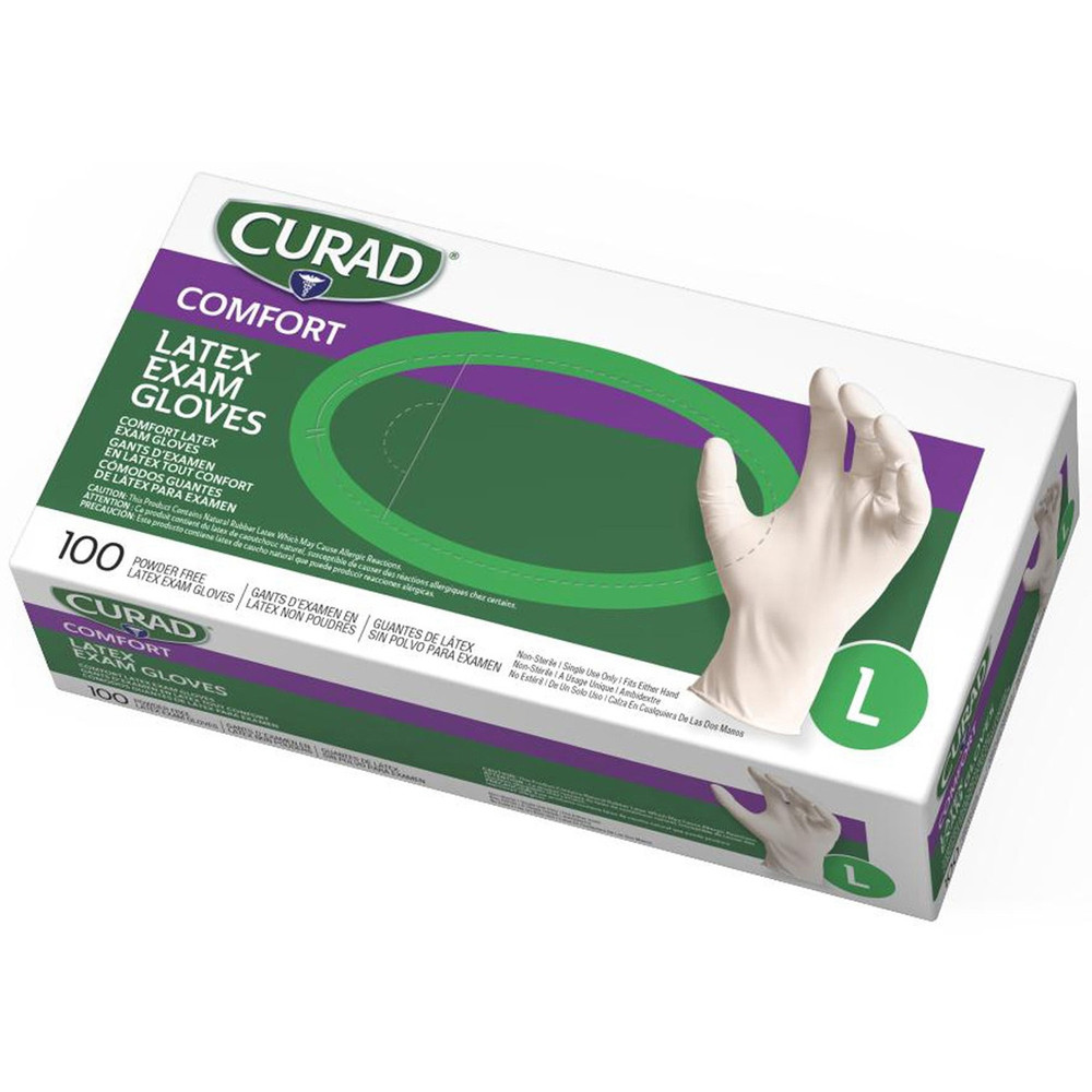 Medline Industries, Inc Curad CUR8106 Curad Powder Free Latex Exam Gloves
