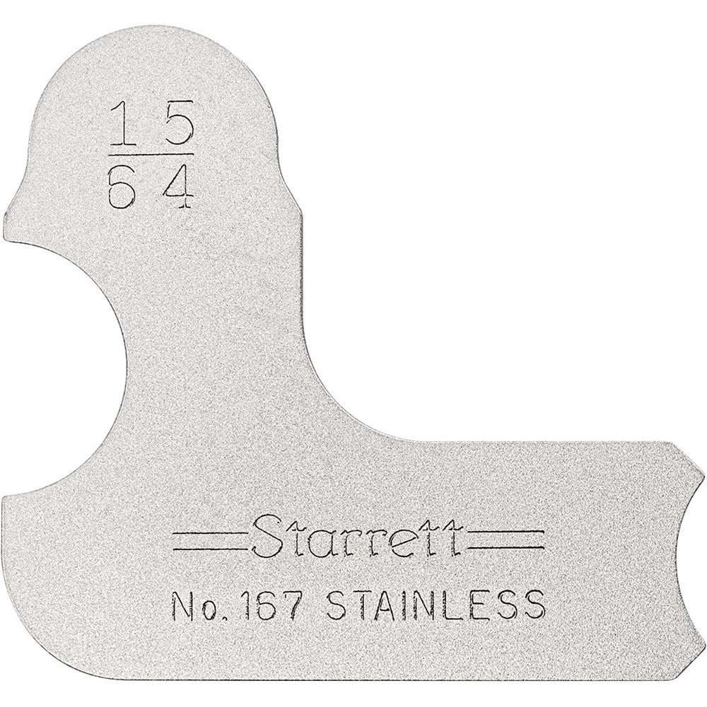 Starrett 50635 15/64 Inch Radius Gage