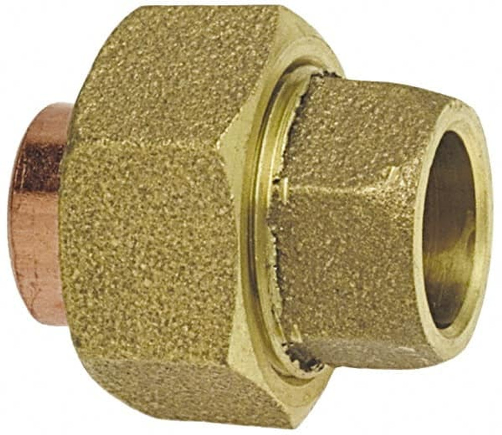 NIBCO B255450 Cast Copper Pipe Union: 5/8" Fitting, C x C, Pressure Fitting